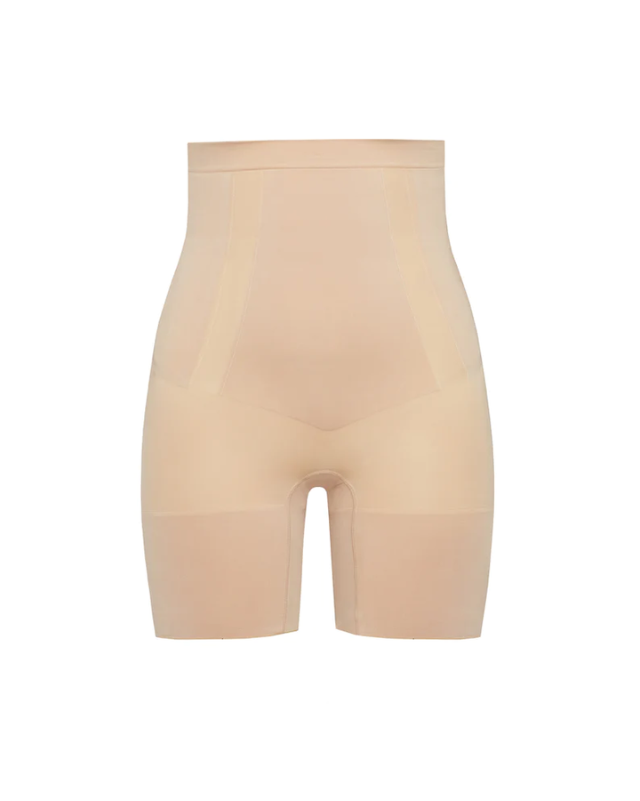 Oncore High-Waisted Mid-Thigh Short Soft Nude