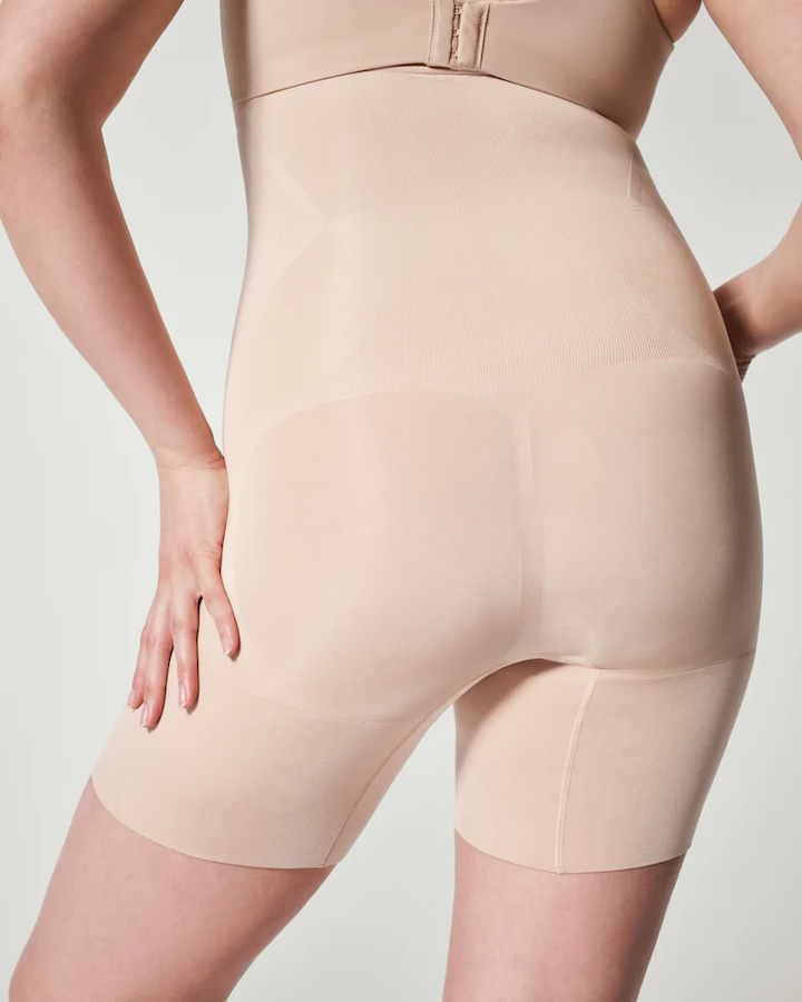 Oncore High-Waisted Mid-Thigh Short Soft Nude