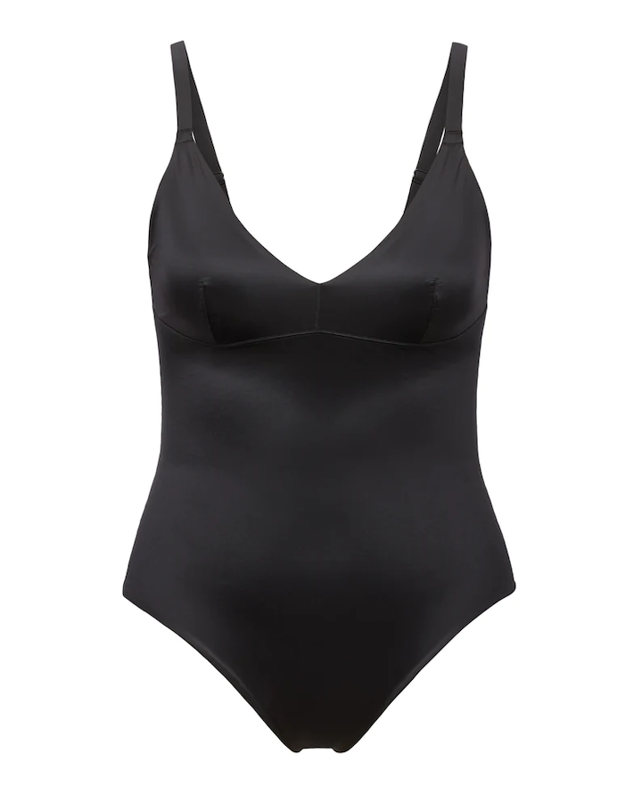 ASSETS by SPANX Women's Feminine Shaping Thong Bodysuit - Black M