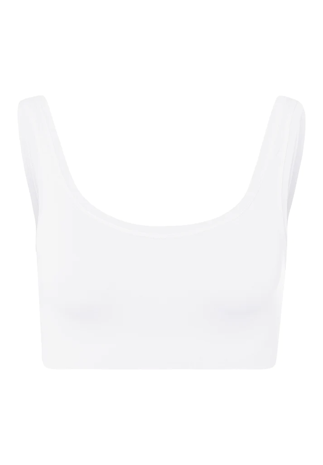 Touch Feeling Crop Top White